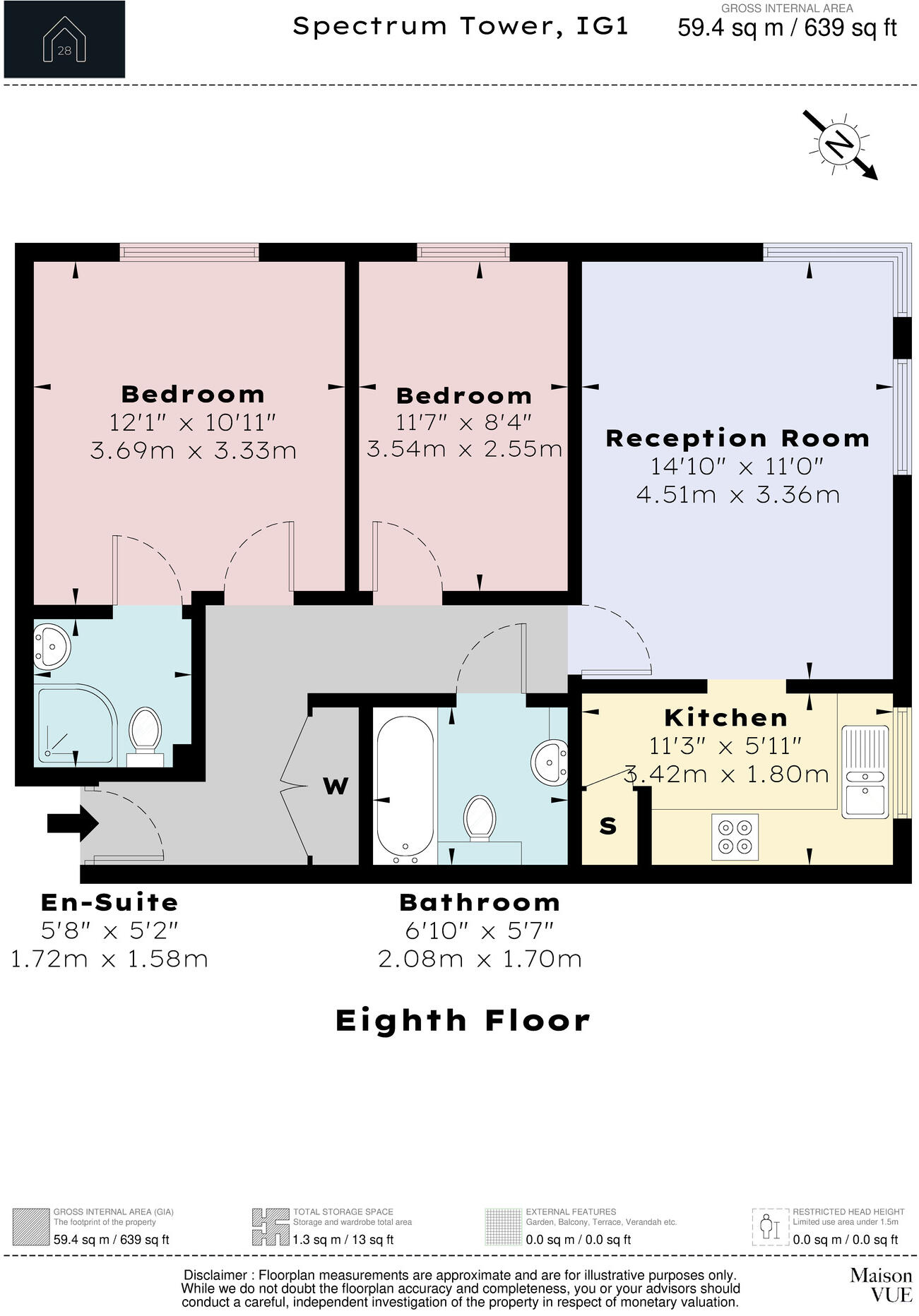 Spectrum Tower, IG1 floorplan