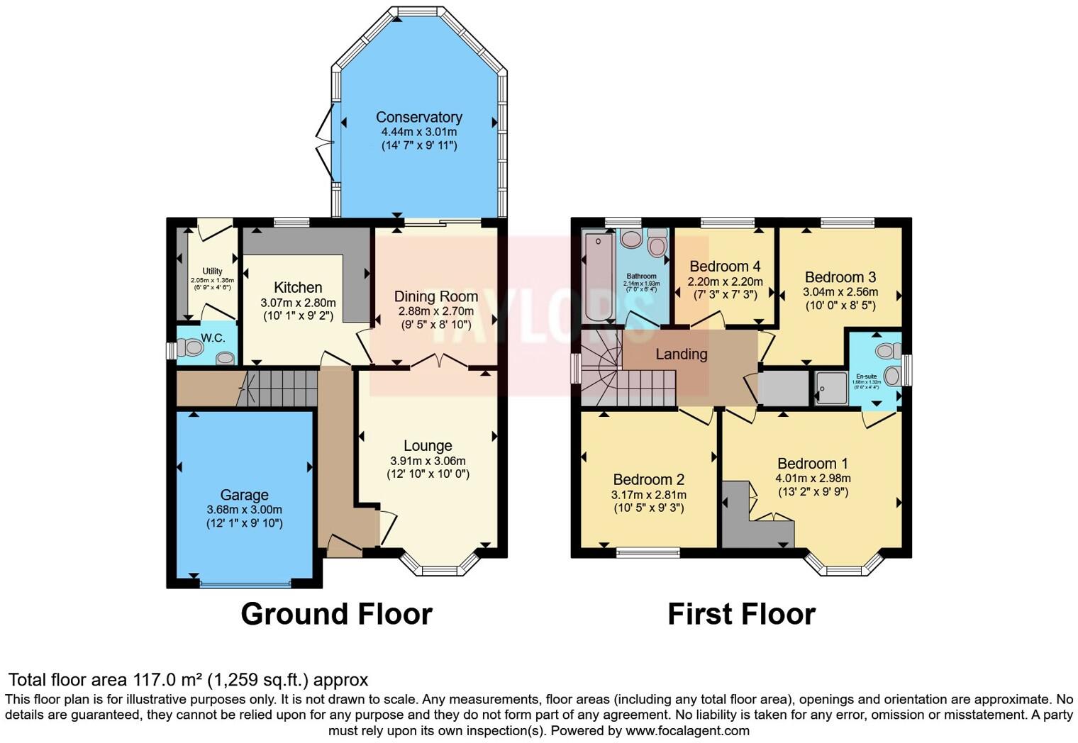 Fontwell Drive, Downend, Bristol, BS16 floorplan