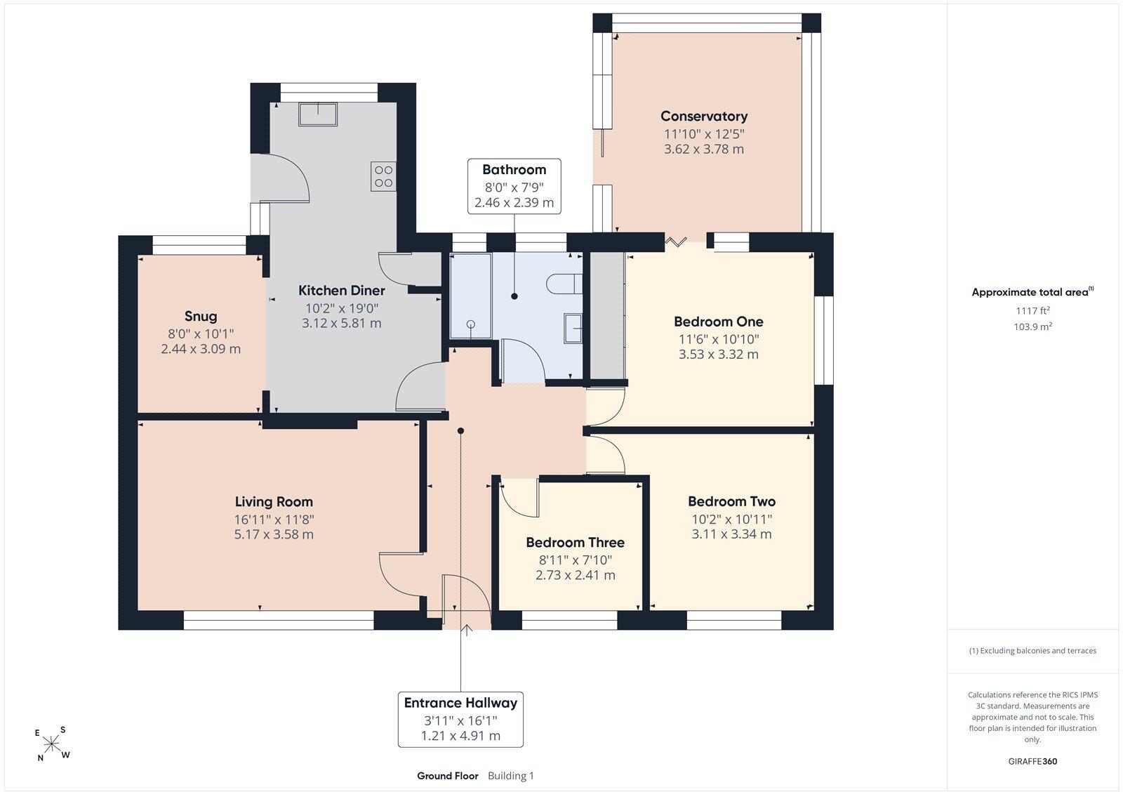 Melford Drive, Doncaster, South Yorkshire, DN4 floorplan