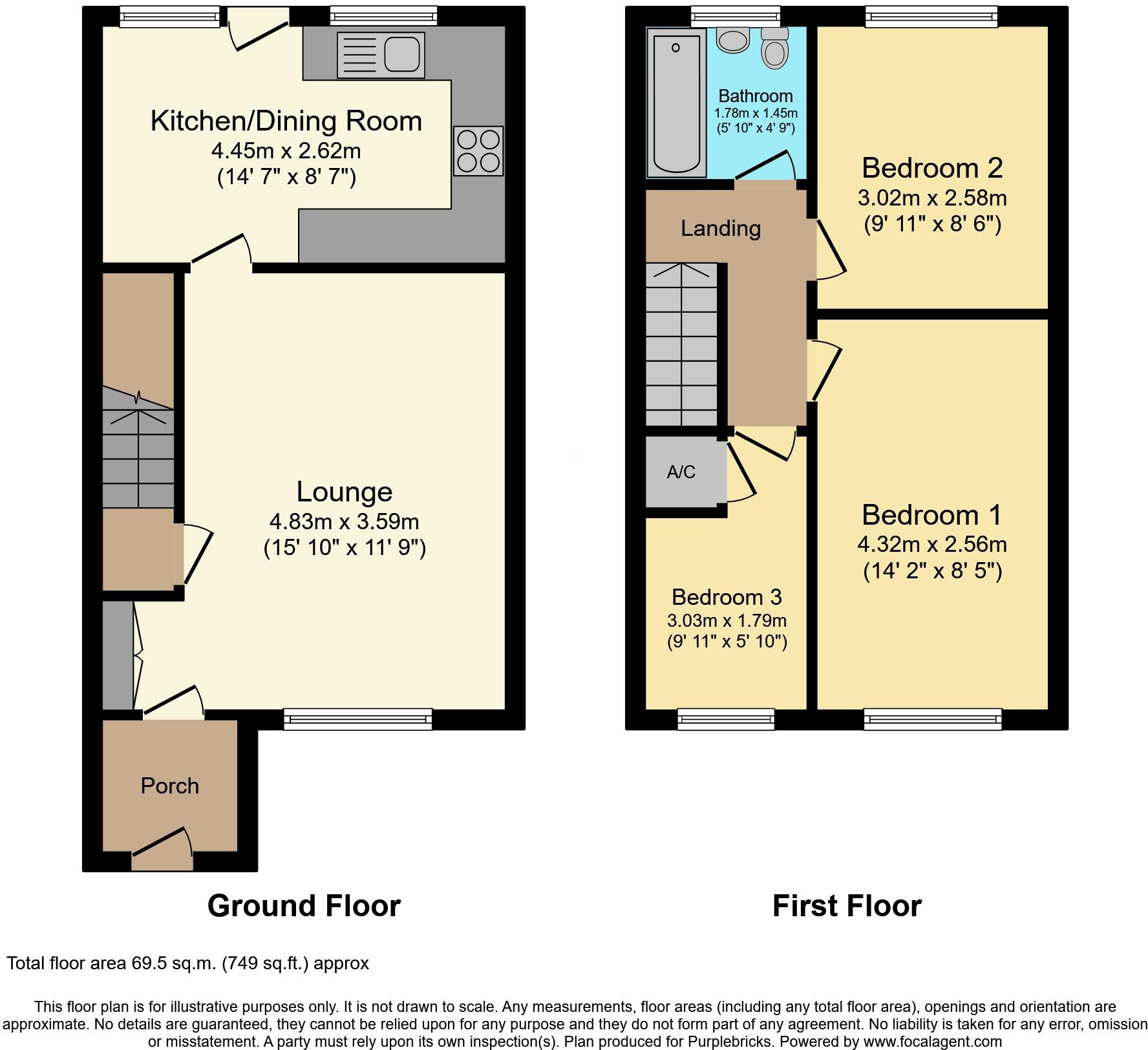 Pelican Close, Crewe, CW1 floorplan