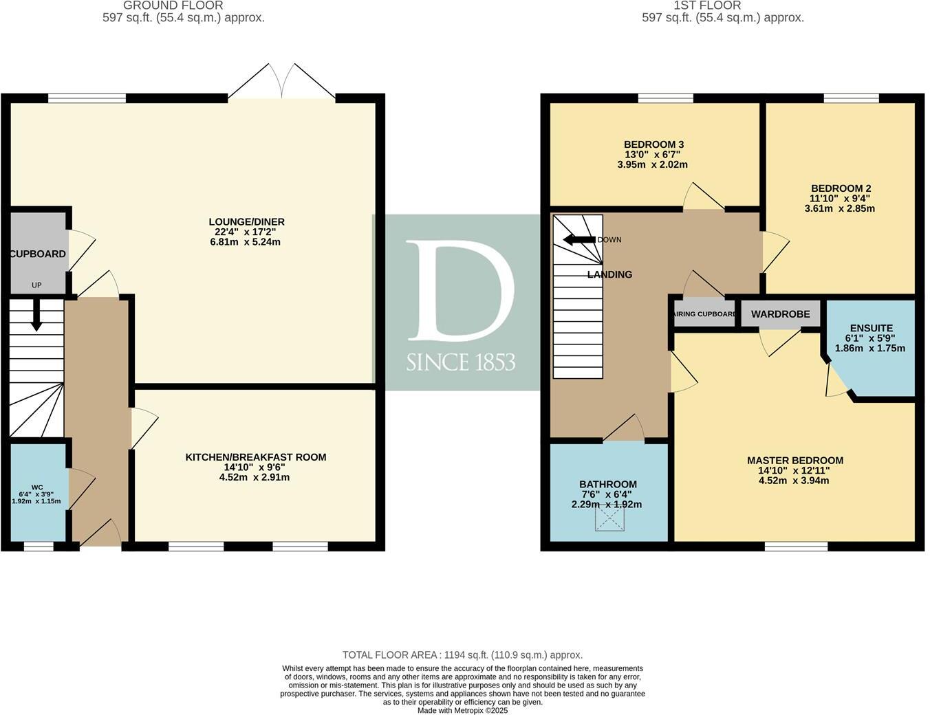 Hillside, Chedgrave, Norwich floorplan
