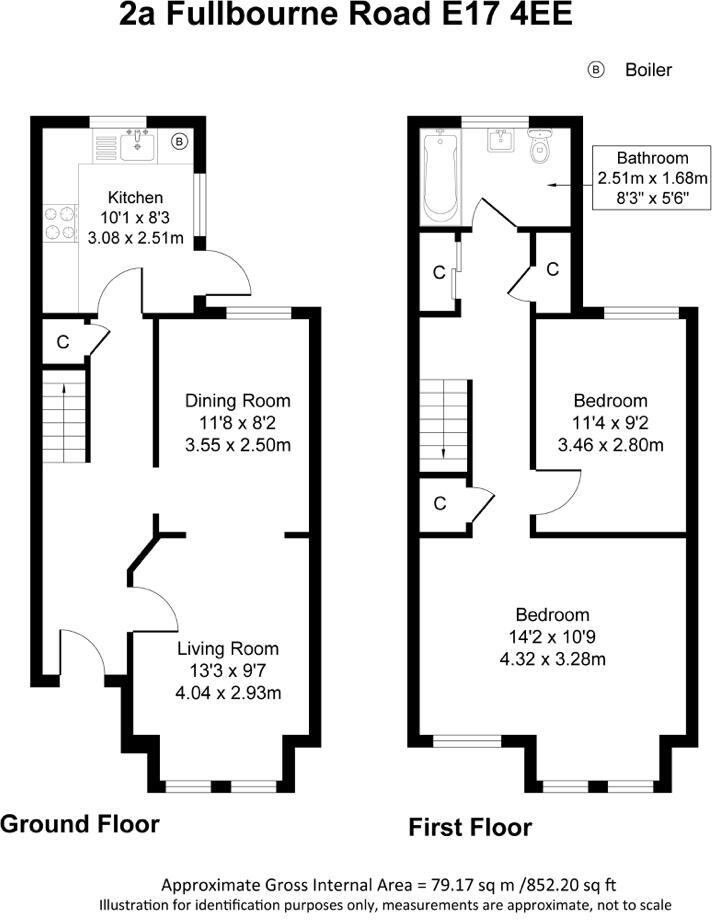 Fulbourne Road, London, E17 floorplan