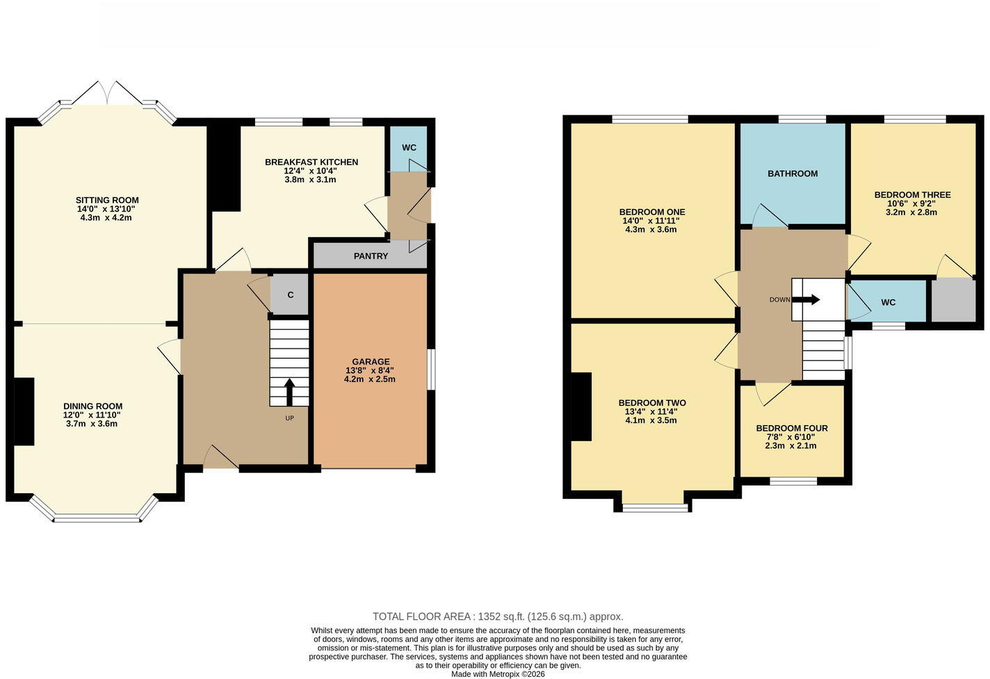 Curzon Avenue, Birstall floorplan