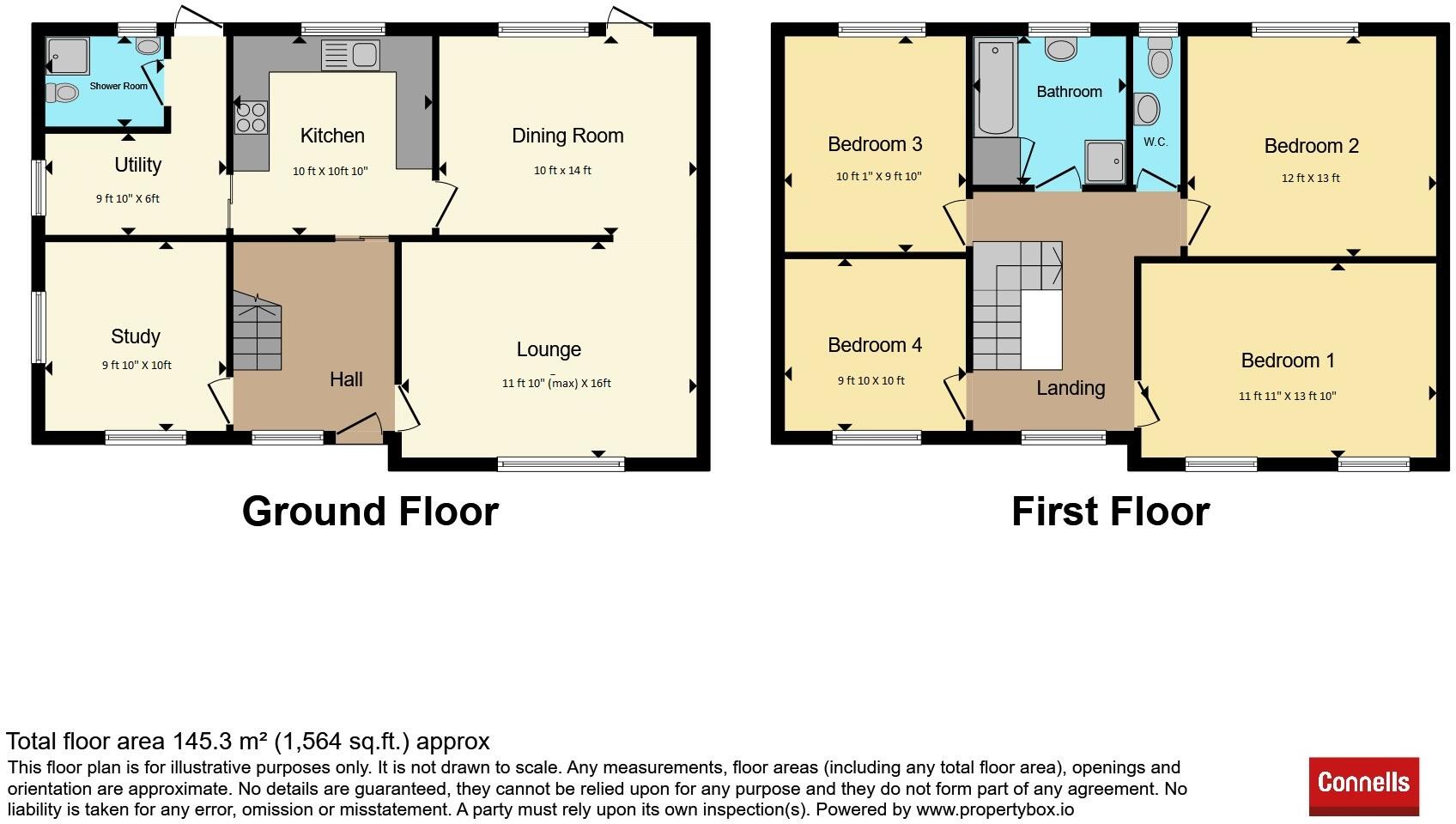 Warwick Road, Southam floorplan