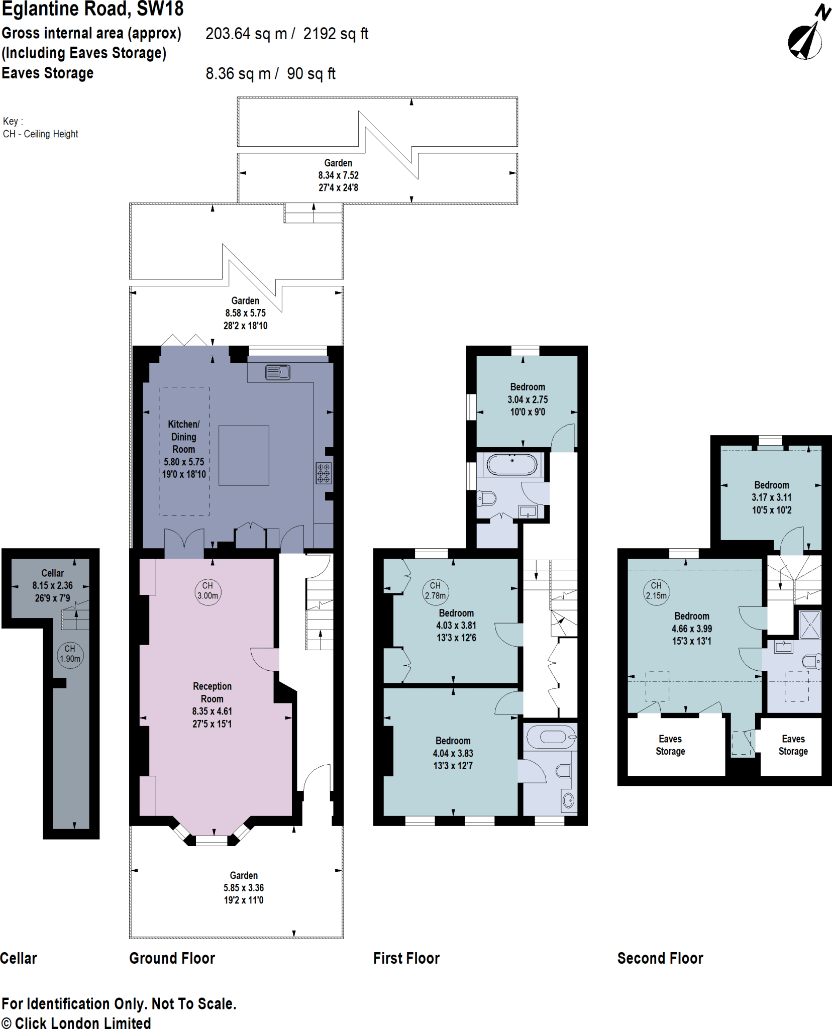 Eglantine Road, London, SW18 floorplan