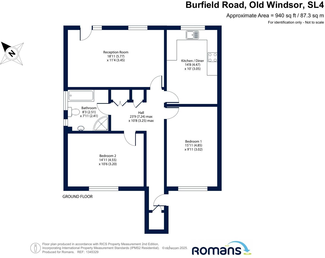 Hambleton, Burfield Road, Old Windsor floorplan