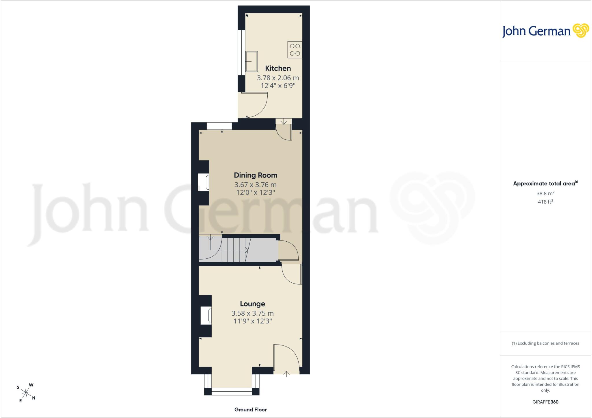 Burton Terrace, Uttoxeter floorplan