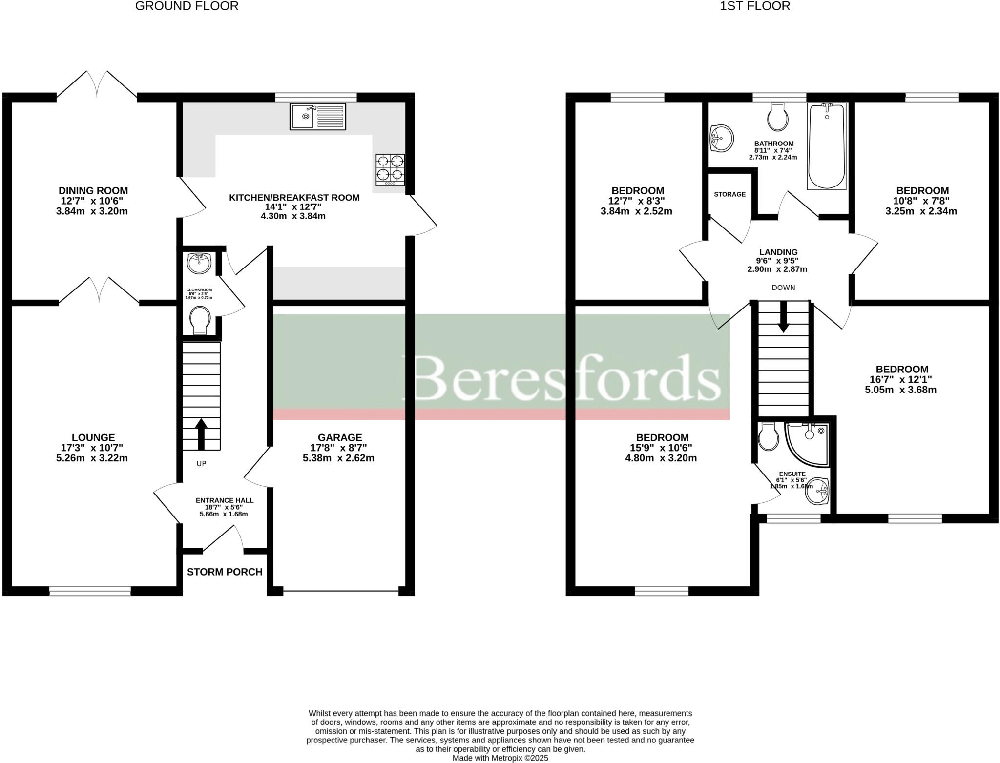 Pavitt Meadow, Galleywood, CM2 floorplan