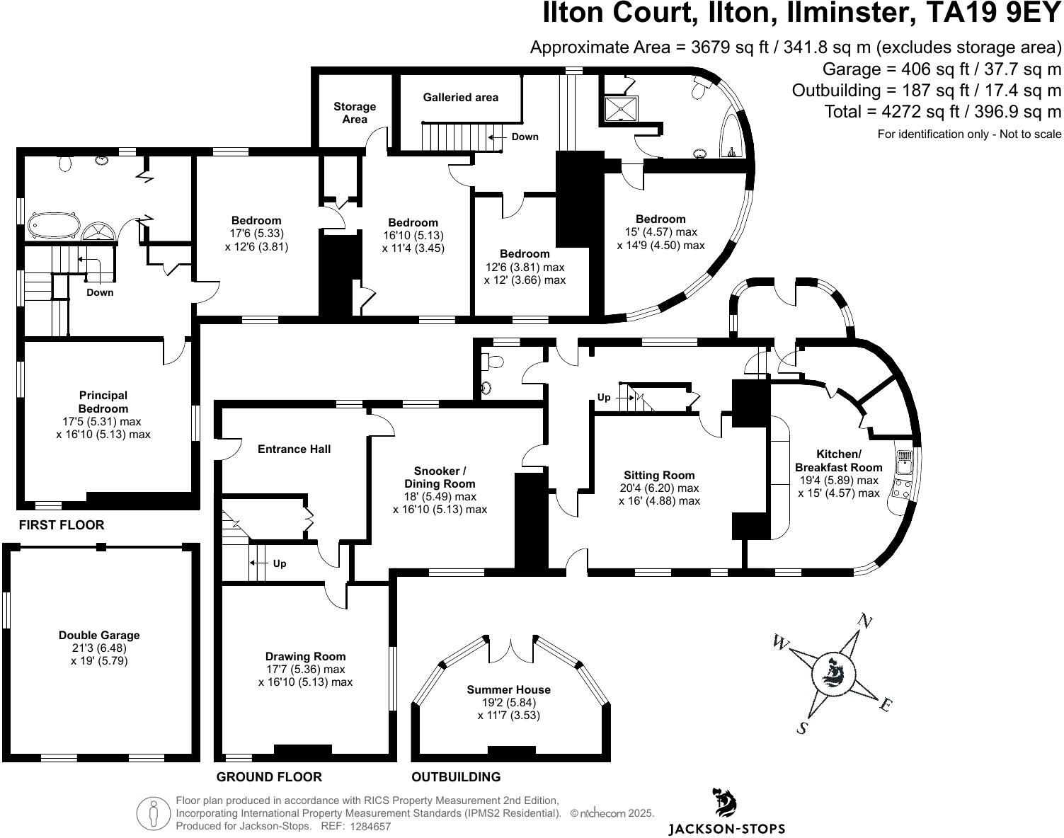 Ilton, Ilminster, Somerset, TA19 floorplan