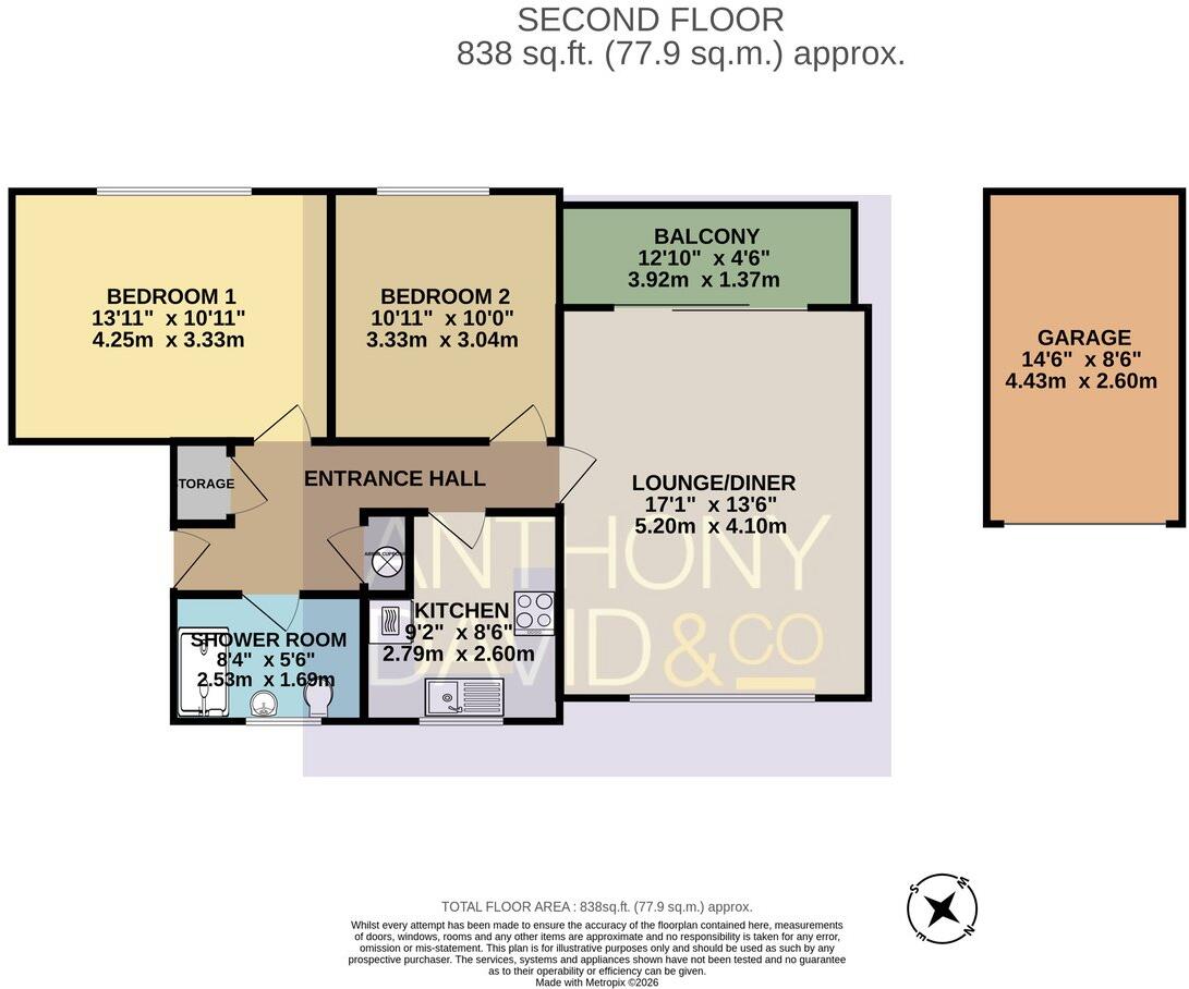 429 Wimborne Road, Oakdale, POOLE, BH15 floorplan
