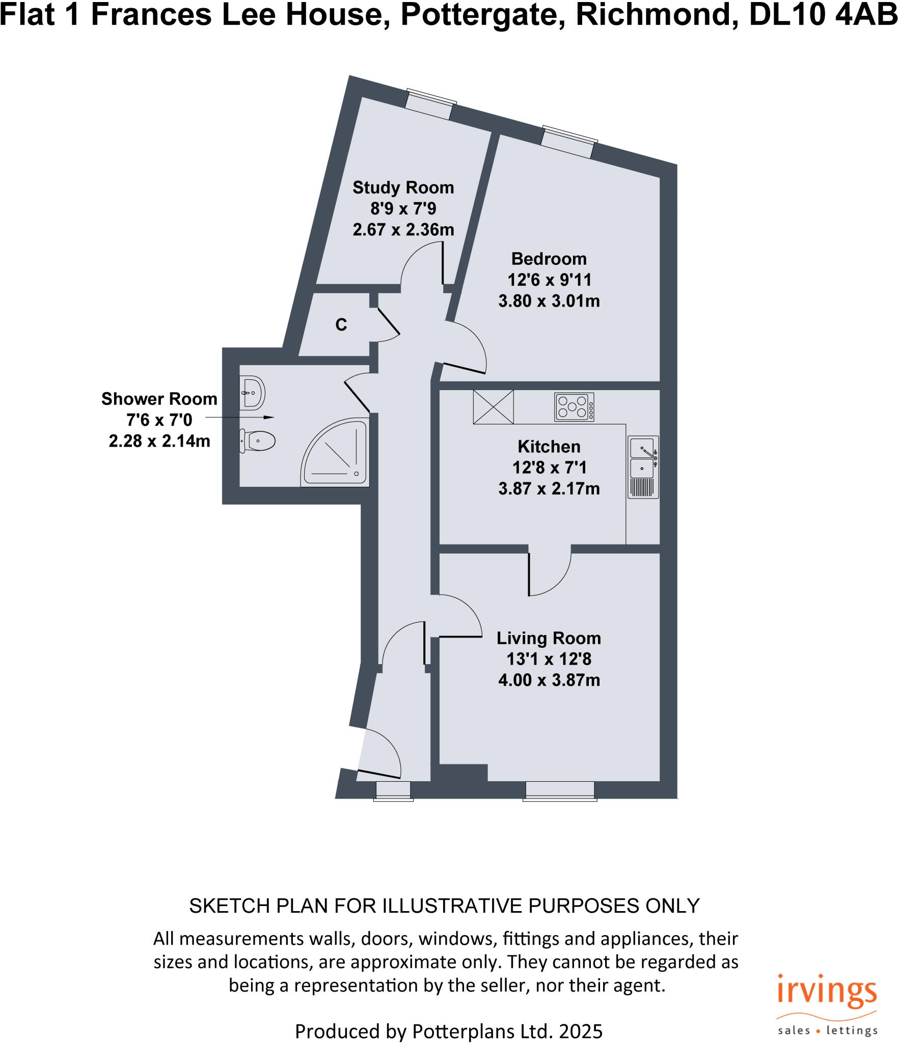 Pottergate, Richmond floorplan