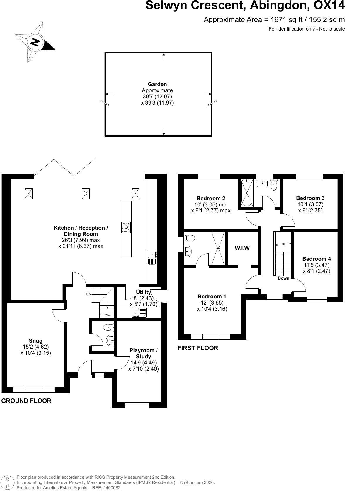 Selwyn Crescent, Radley Abingdon floorplan