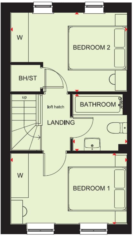 Laxford Lane, New Lubbesthorpe, Leicester, Leicestershire, LE19 4DE floorplan