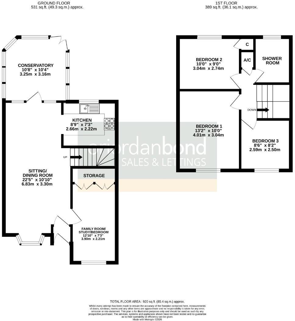 Bressingham Gardens, East Hunsbury, Northampton NN4 floorplan