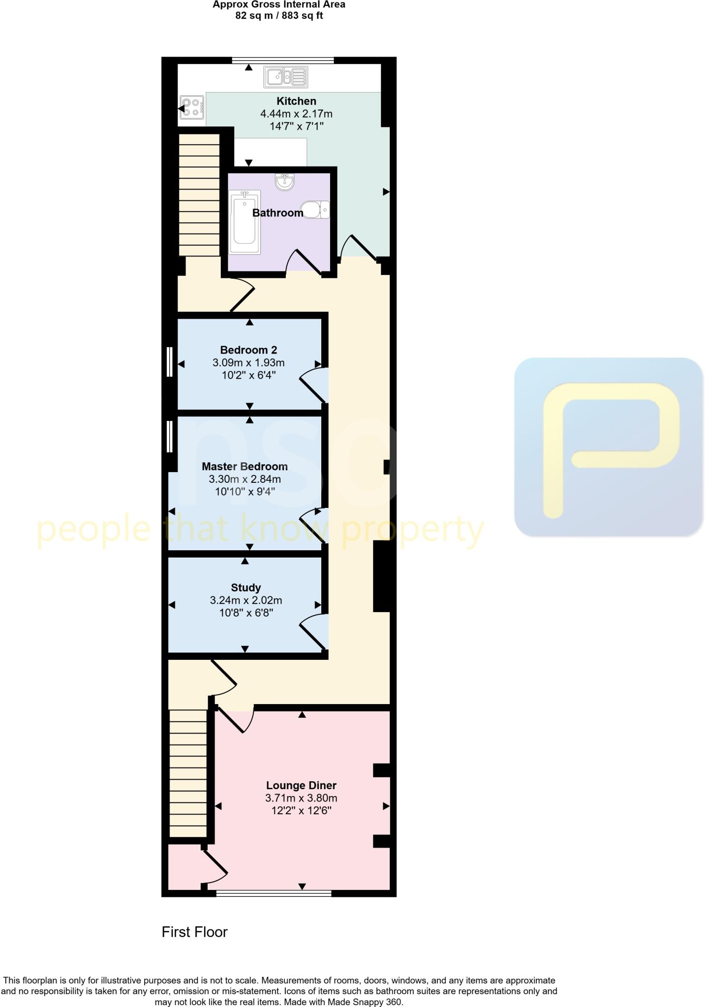 Stanhope Road, West Harton, South Shields, Tyne and Wear, NE33 4QX floorplan