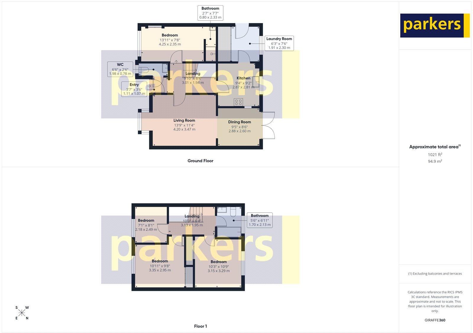 Cavendish Gardens, Winnersh, RG41 5TG, RG41 floorplan