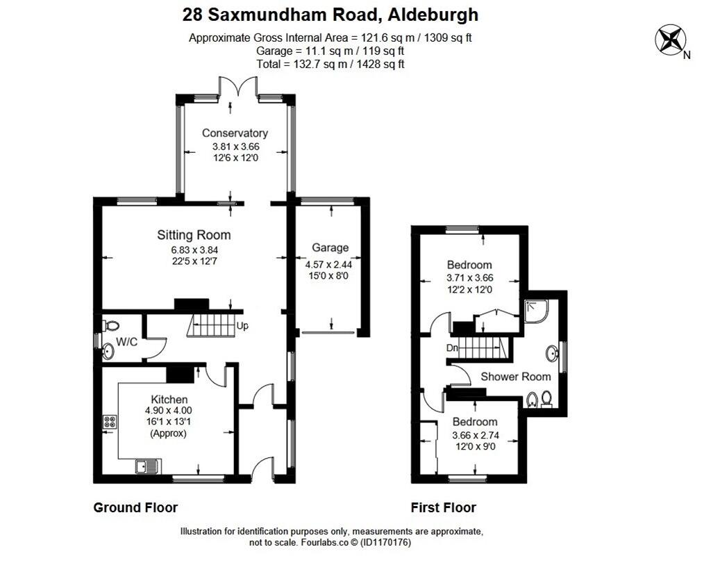 28, Saxmundham Road, Aldeburgh, IP15 floorplan