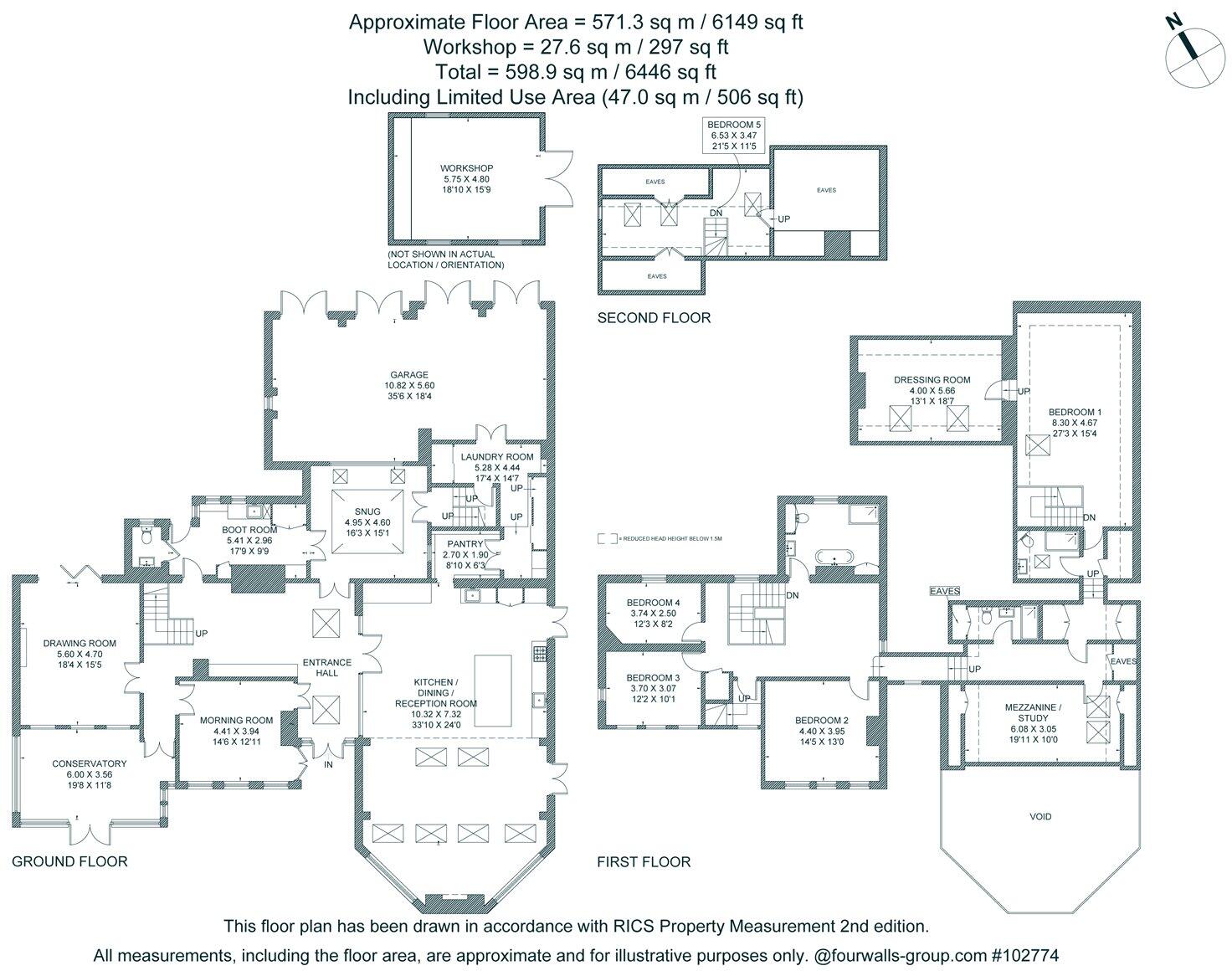 Bramble Road, Daws Heath floorplan