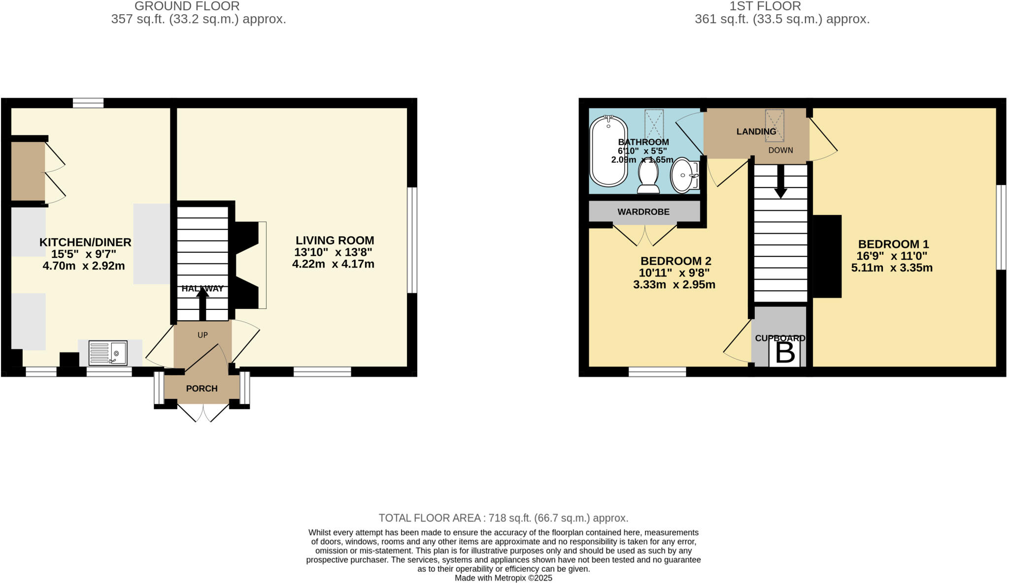 Church Street, Braunton, Devon, EX33 floorplan