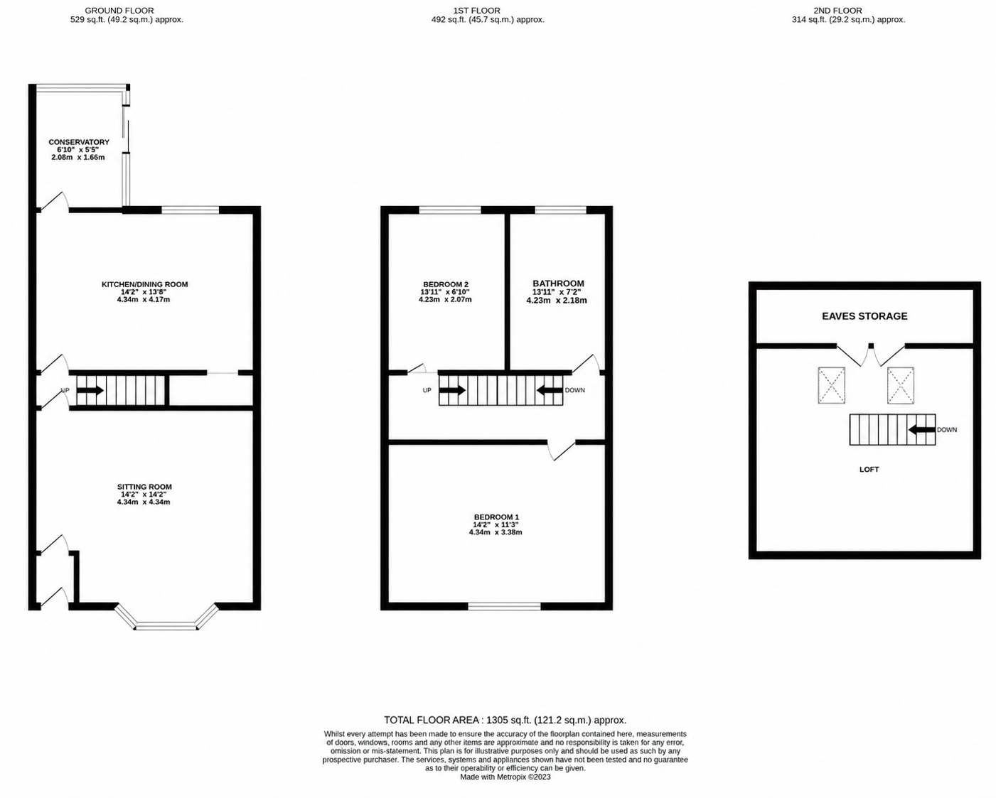 Crawford Avenue, Tyldesley floorplan