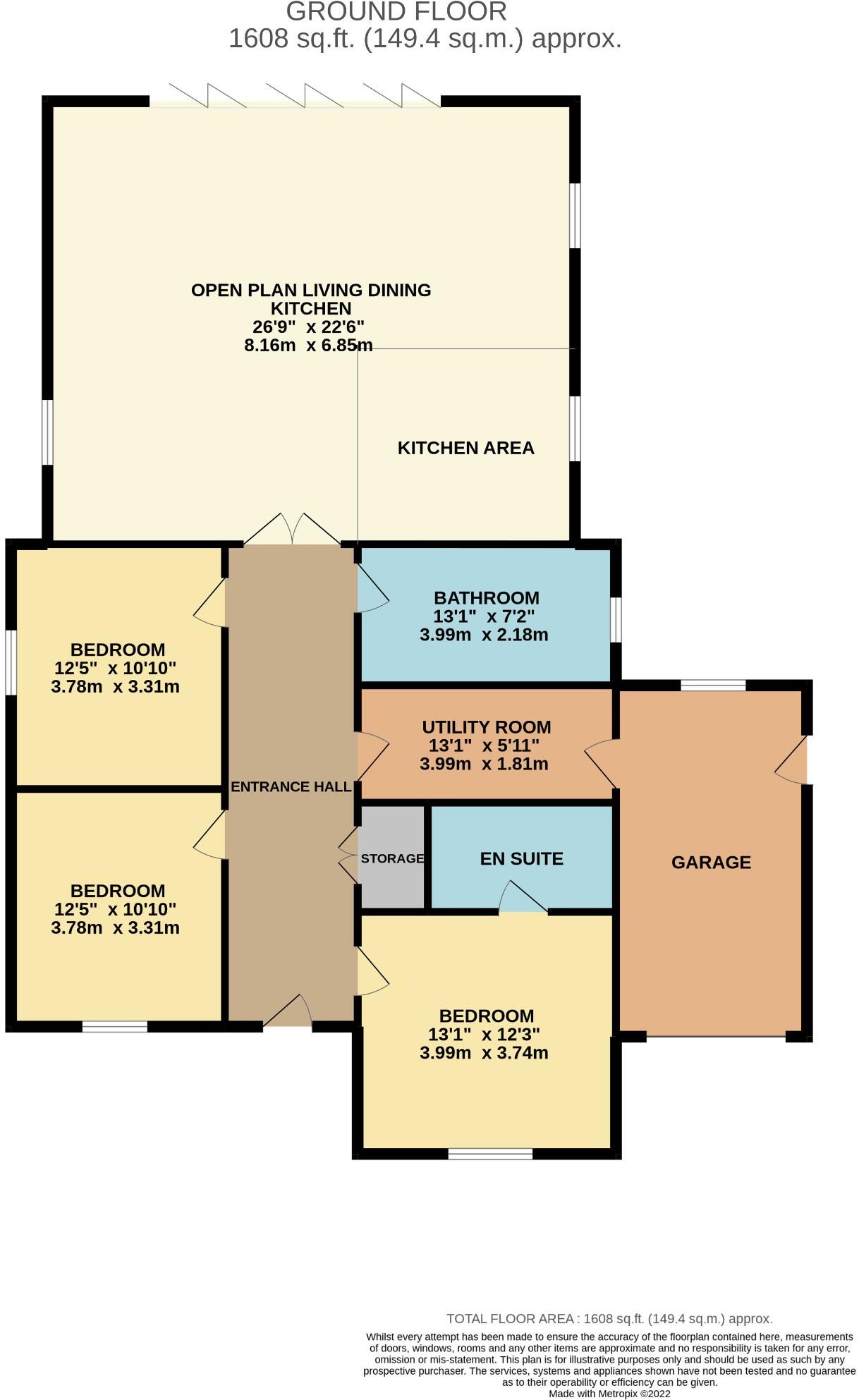 Plot 40, Keston Fields, Pinchbeck, Spalding, Lincolnshire, PE11 floorplan