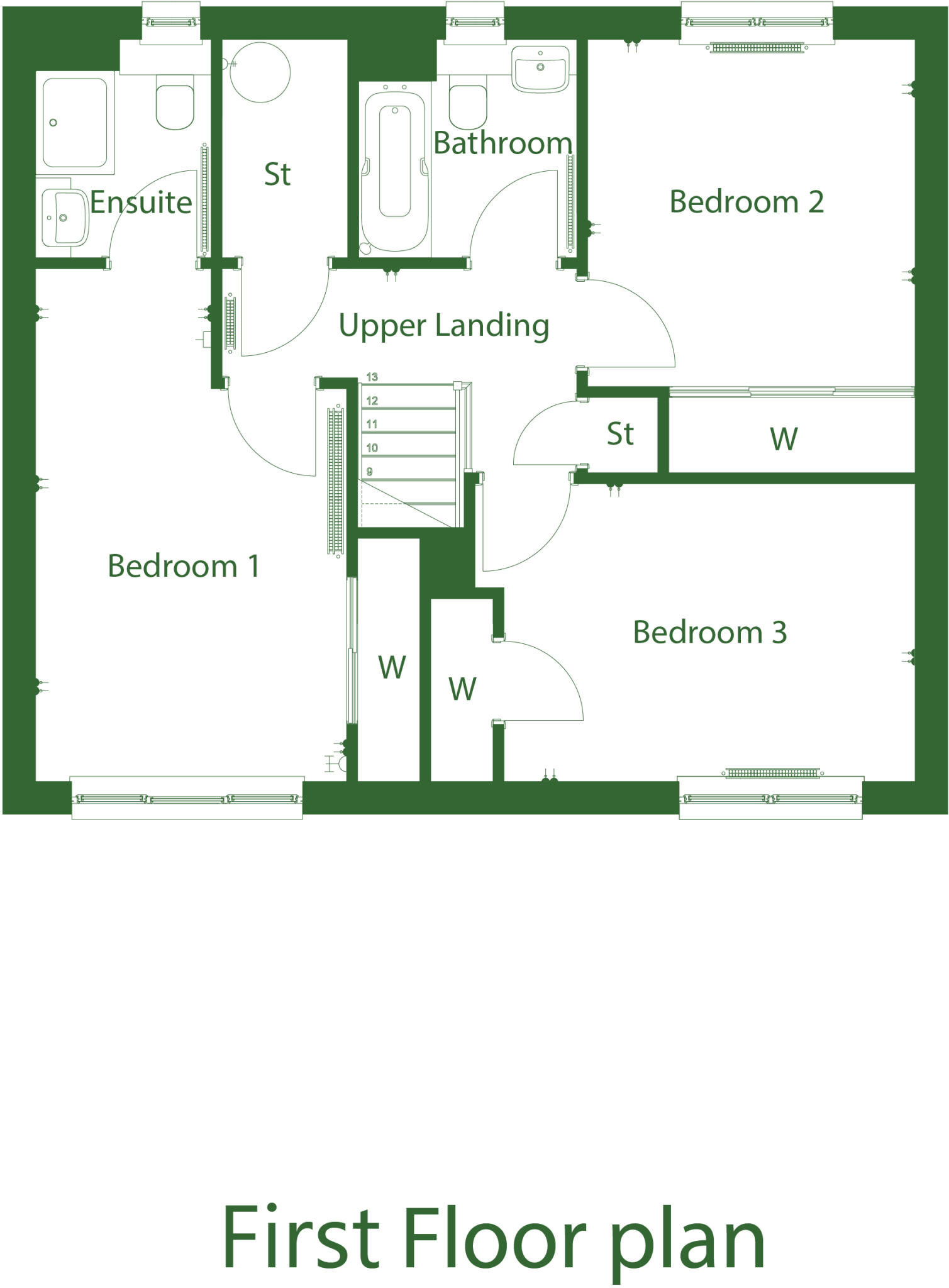Parks View, 
Inverness, 
IV2 5JG
 floorplan