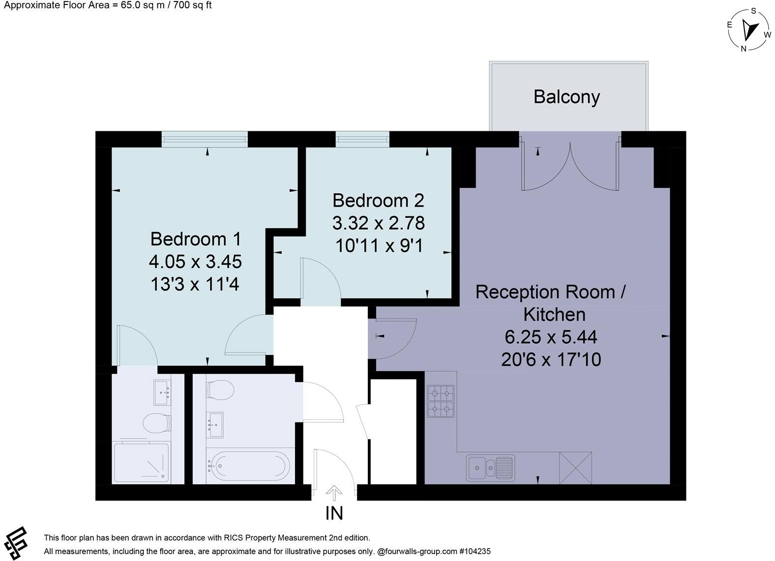 Wilburn Basin, Ordsall Lane, Salford, Greater Manchester, M5 floorplan