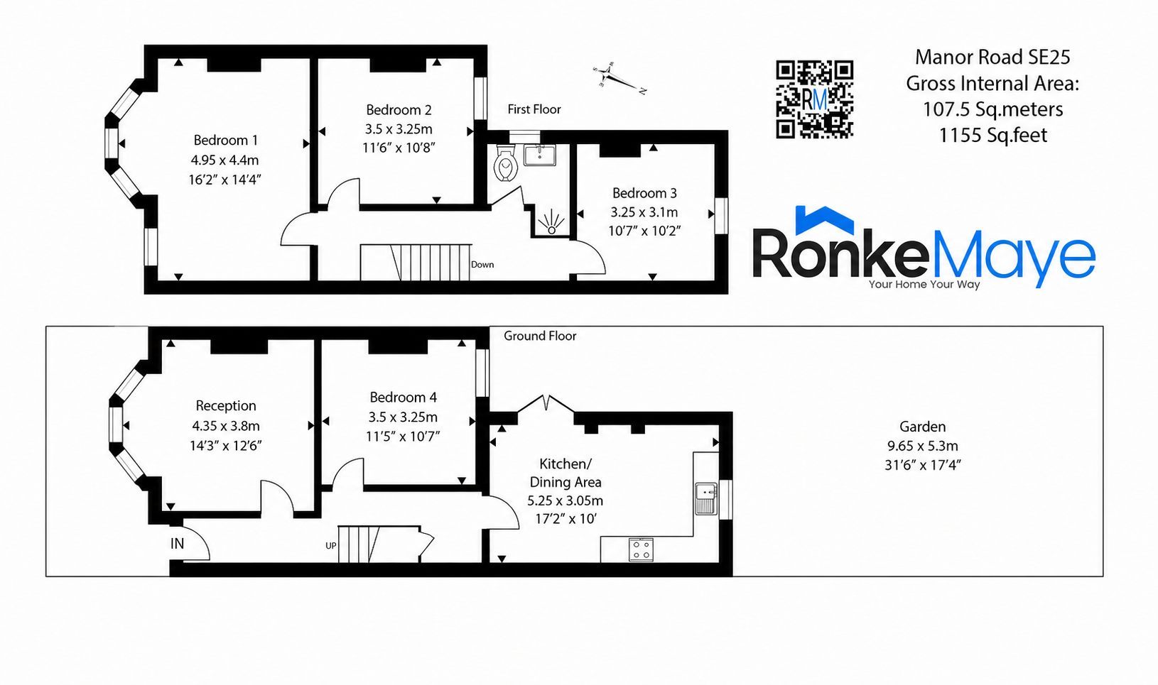 Manor Road, South Norwood, Croydon, London floorplan