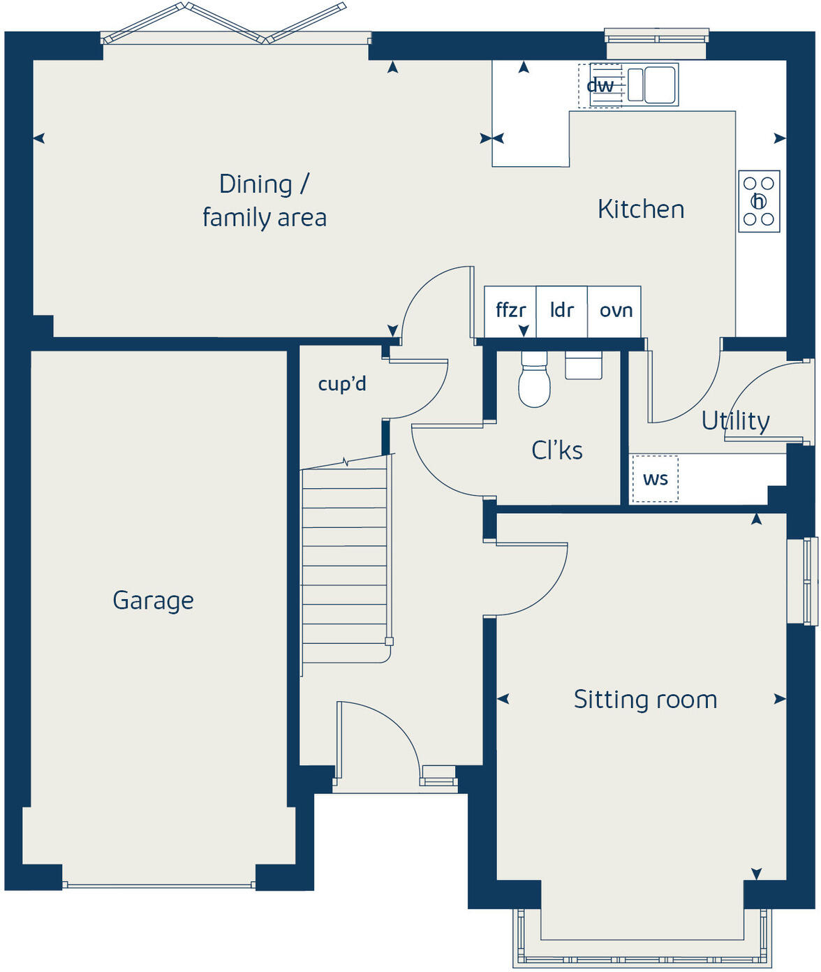 Coventry Road,
Bulkington,
CV12 9NJ floorplan
