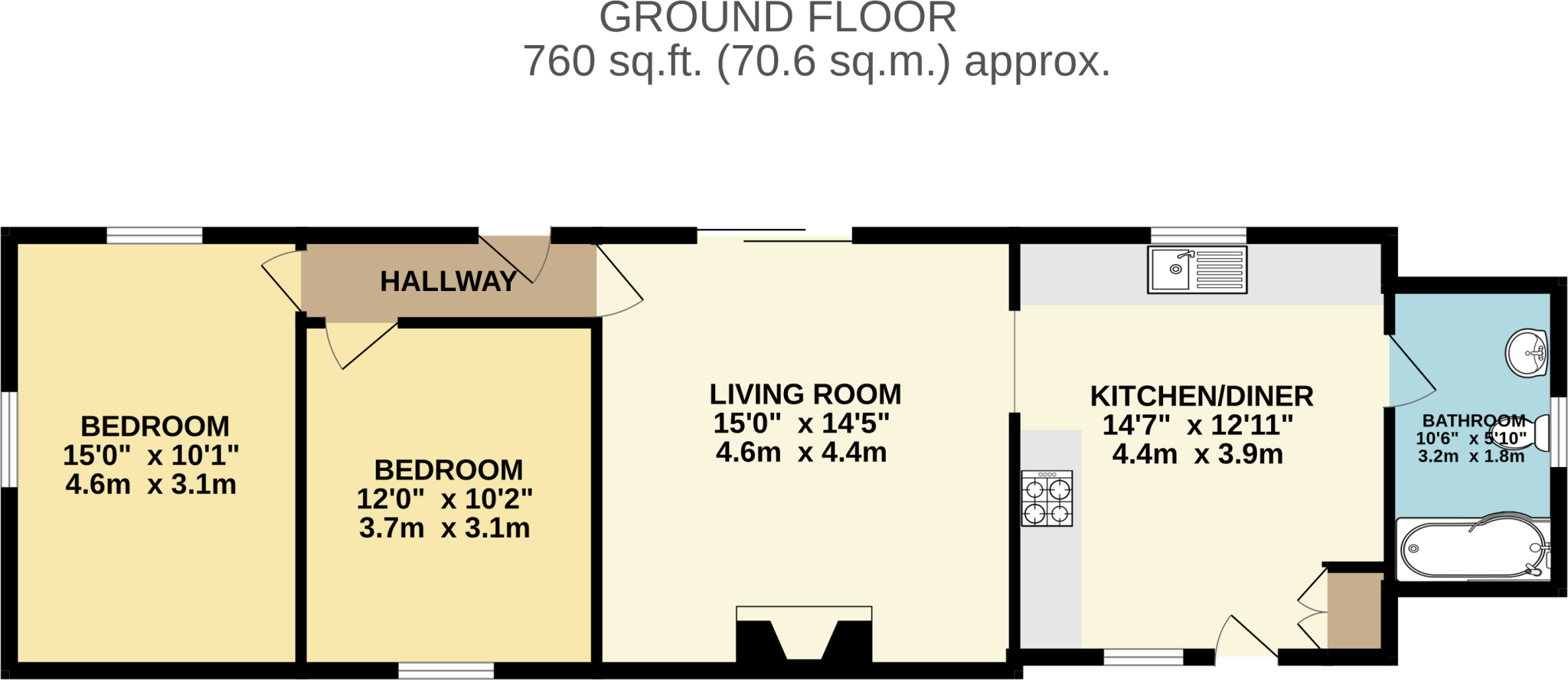 Marlborough Road, Ilfracombe, North Devon, EX34 floorplan