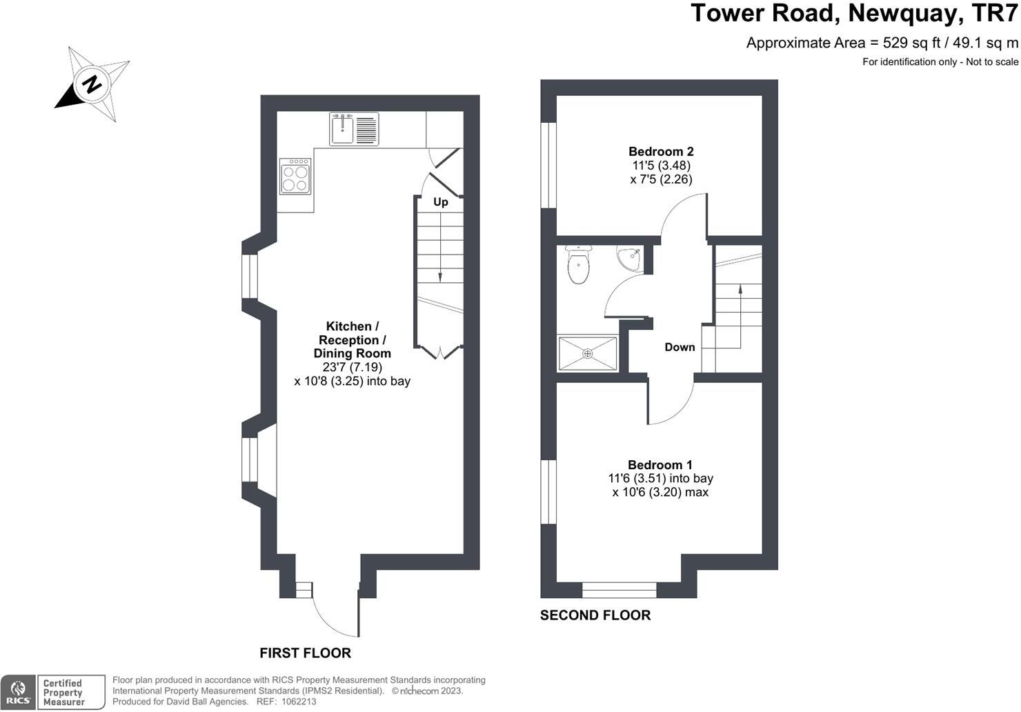 Tower Road, Newquay floorplan