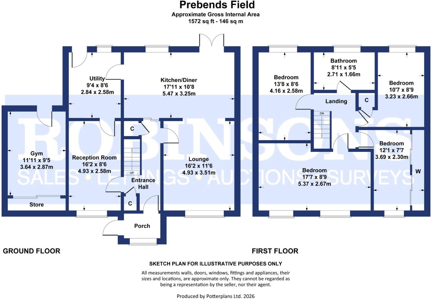 Prebends Field, Gilesgate, Durham floorplan