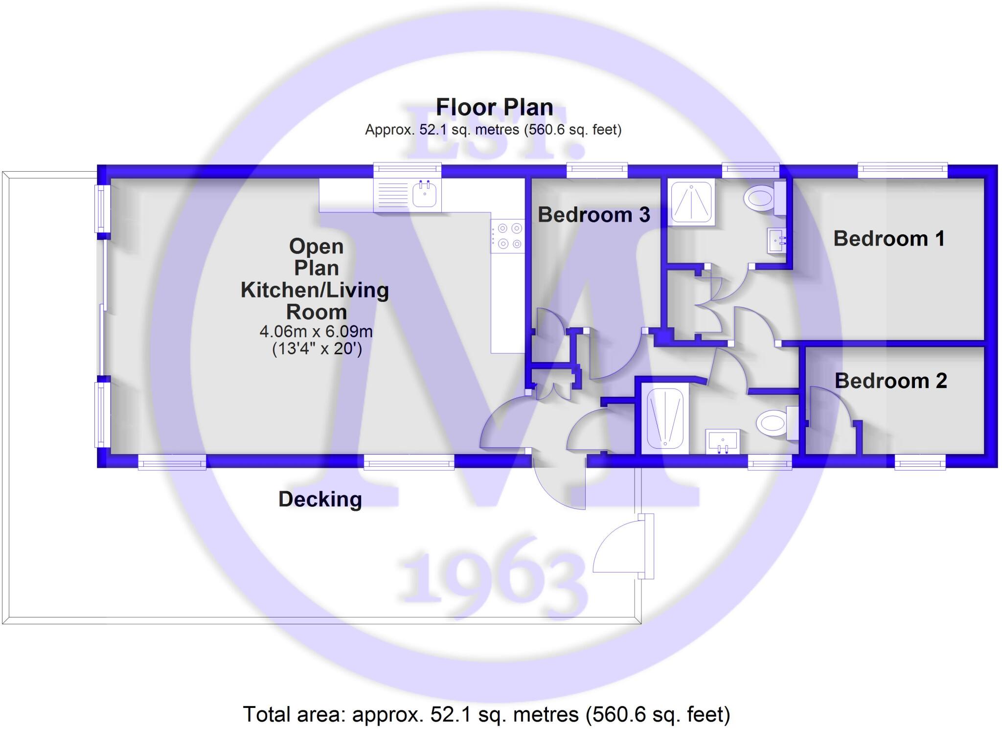 Shorefield, Shorefield Country Park, Downton, Hampshire, SO41 floorplan