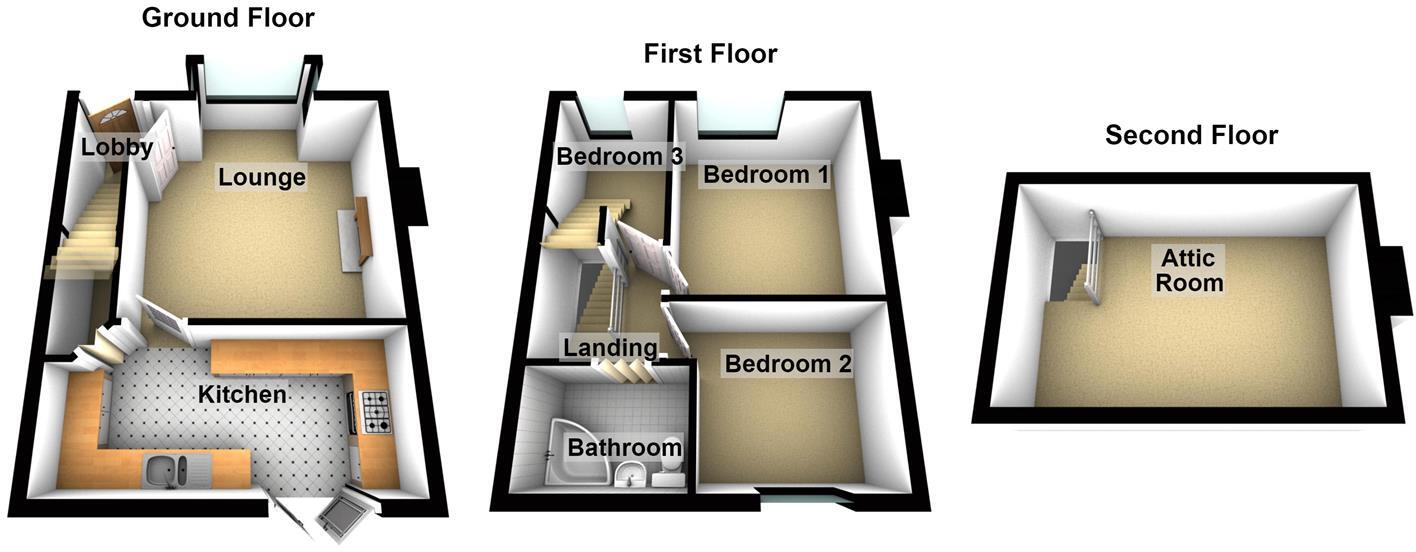 Norman Avenue, Elland floorplan