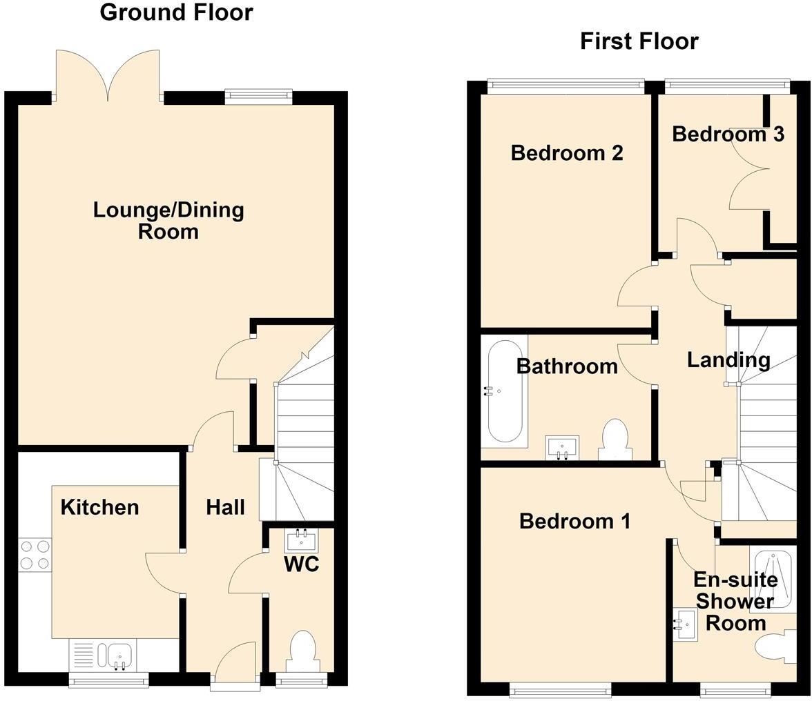 Holloway, Repton, Derby floorplan