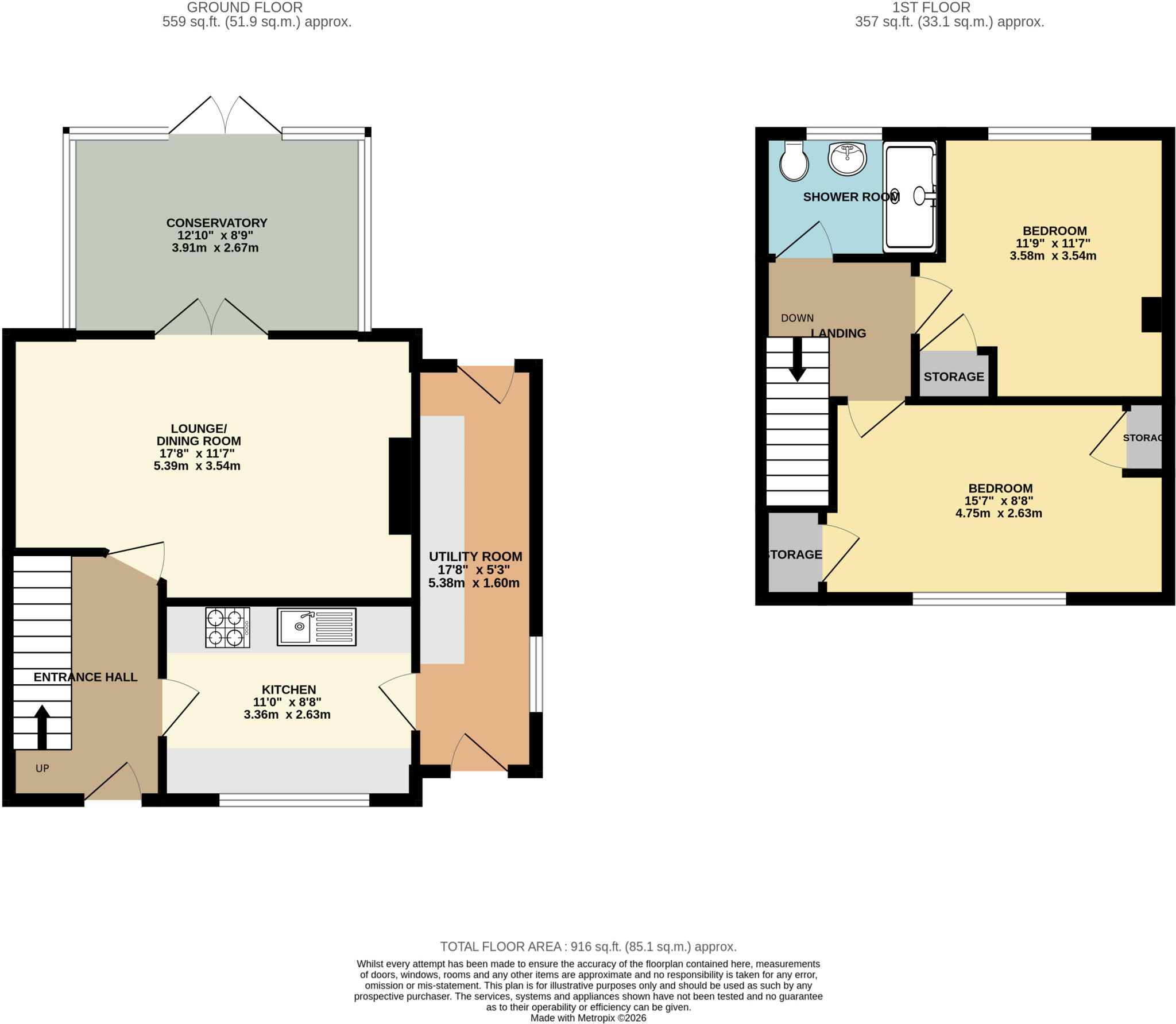 Boreham Field, Warminster floorplan