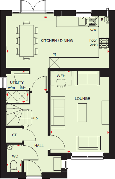 Ledsham Road,
Ledsham, Cheshire,
CH66 4DF floorplan