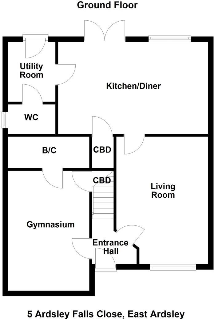Ardsley Falls Close, East Ardsley, Wakefield floorplan