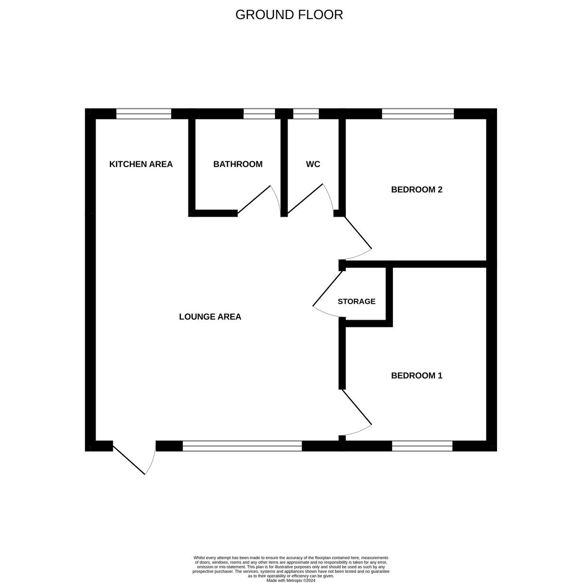 Back Market Lane, Hemsby floorplan