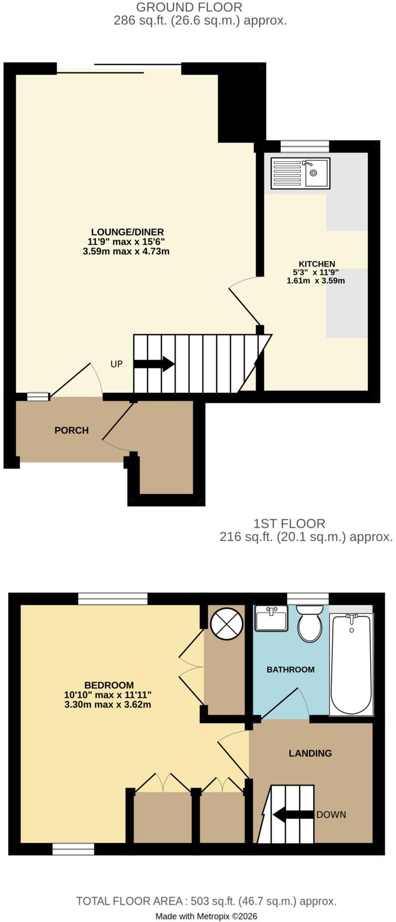 Fleetham Gardens, Lower Earley floorplan