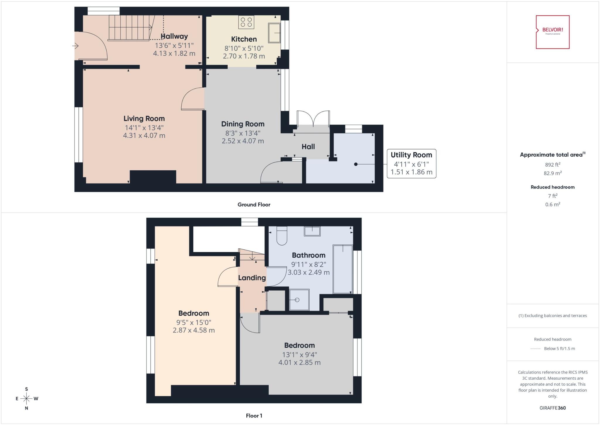 Central Avenue, Blidworth, NG21 floorplan