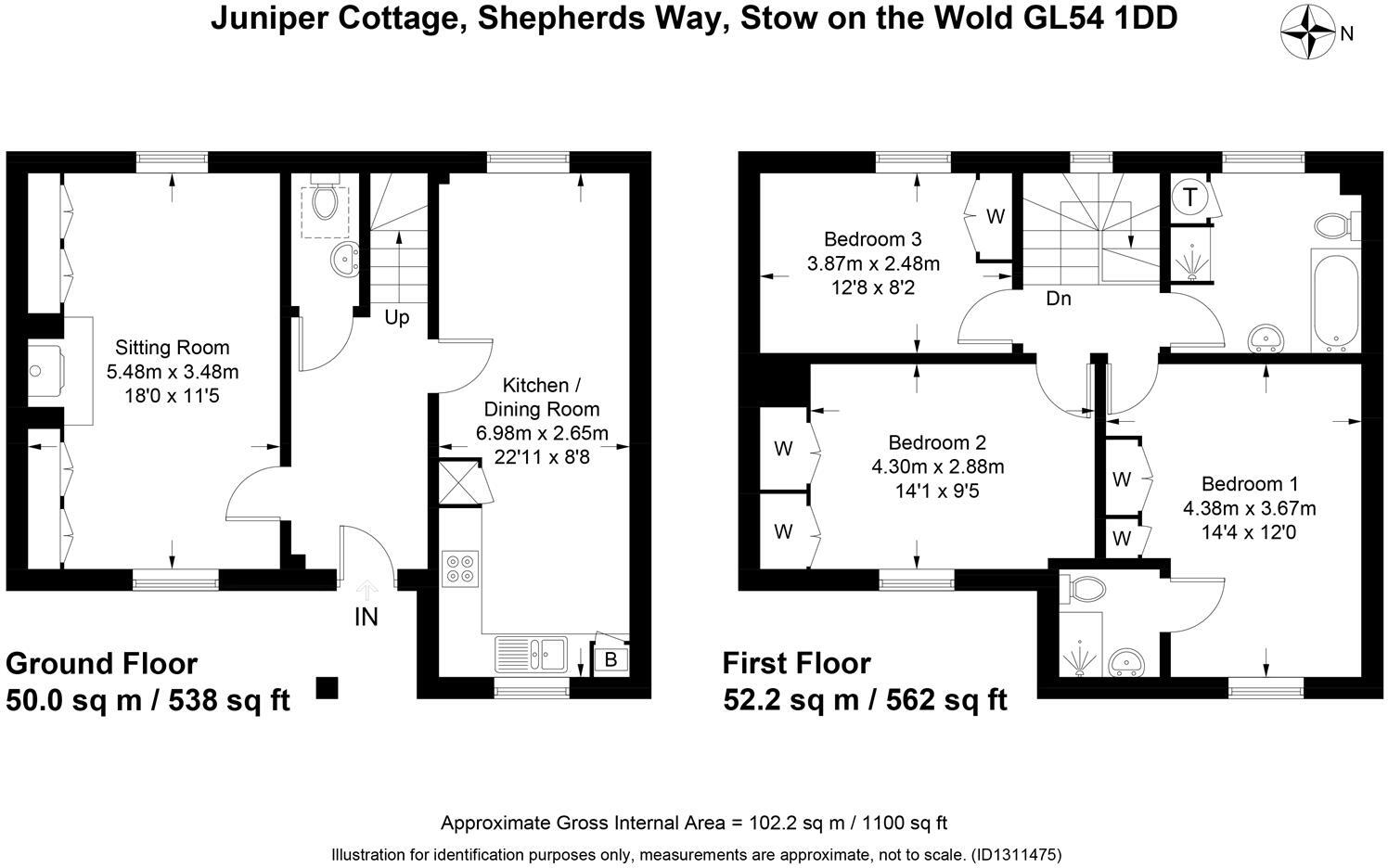 Stow on the Wold, Gloucestershire floorplan