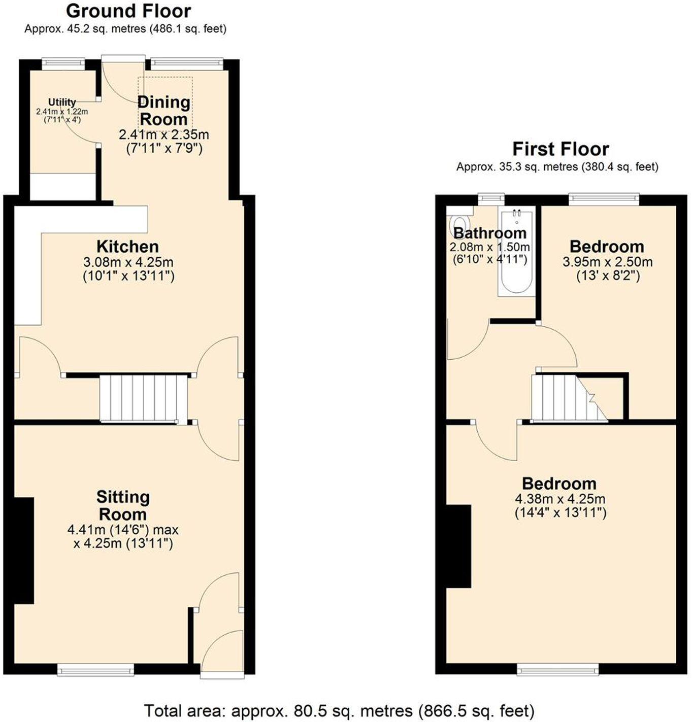 Lodge Road, Atherton, M46 floorplan