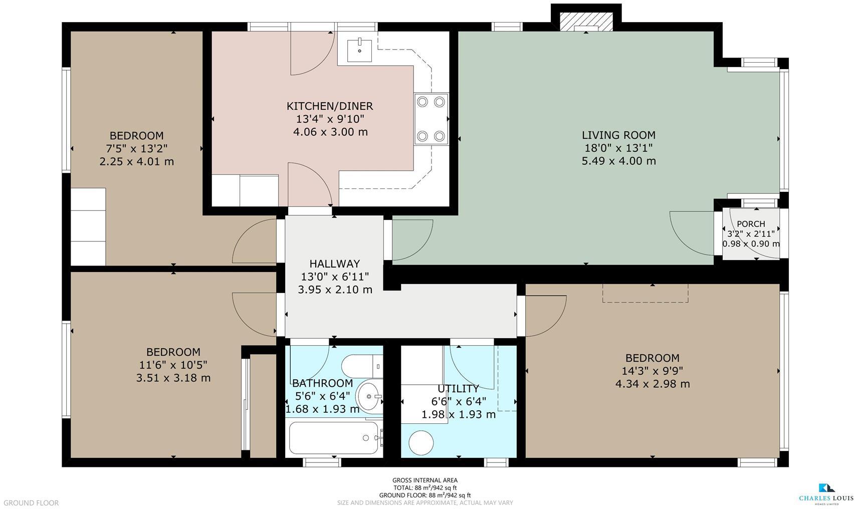 38, Cheshire Court, Ramsbottom, Bury floorplan
