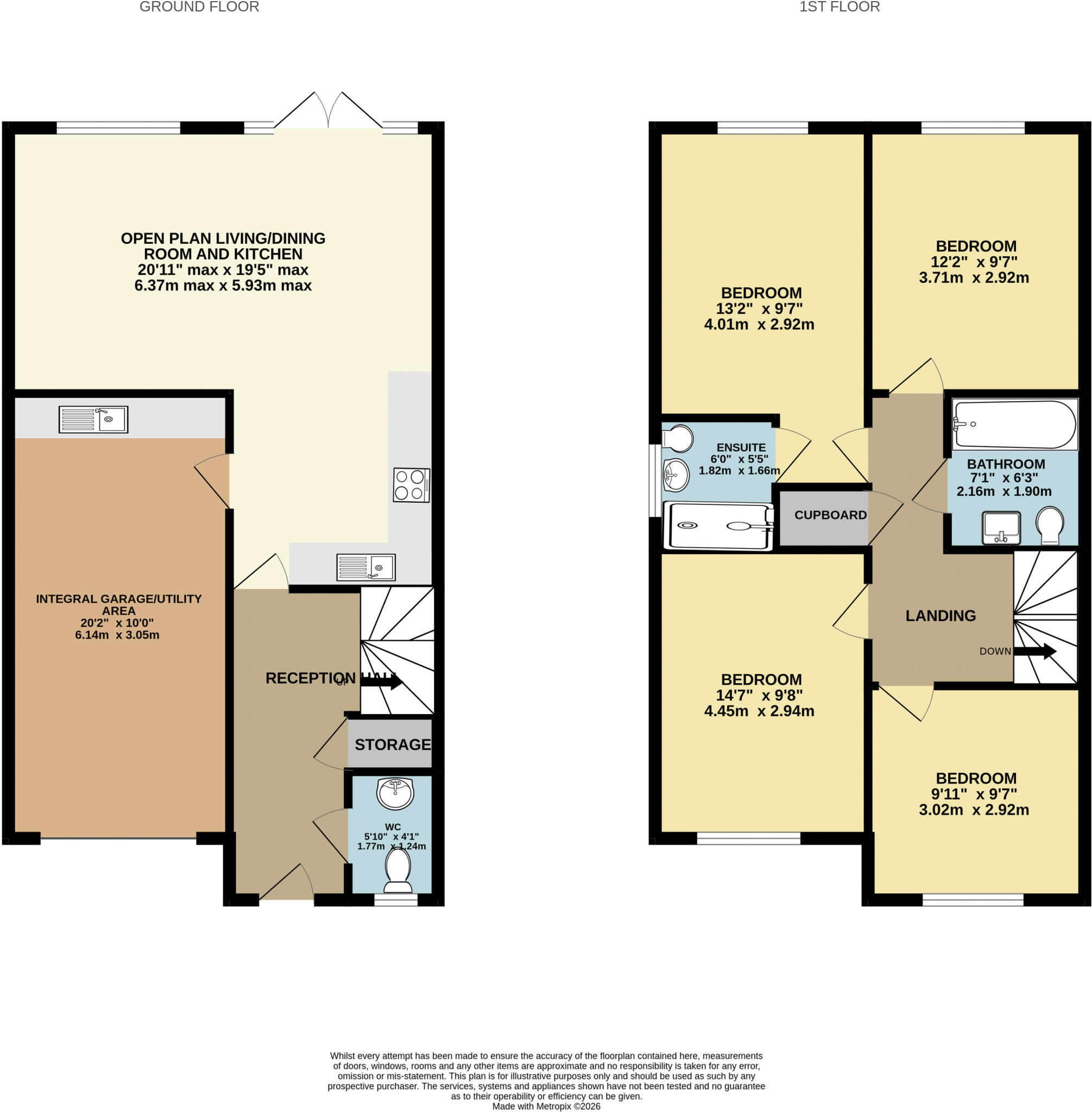 St. Josephs Close, Canvey Island, Essex, SS8 floorplan