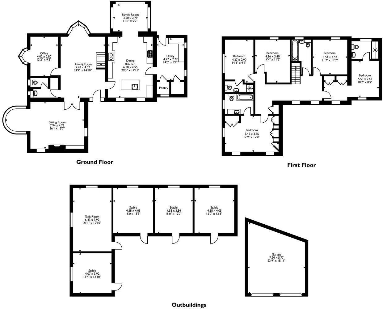 Stonesby House, Stonesby floorplan