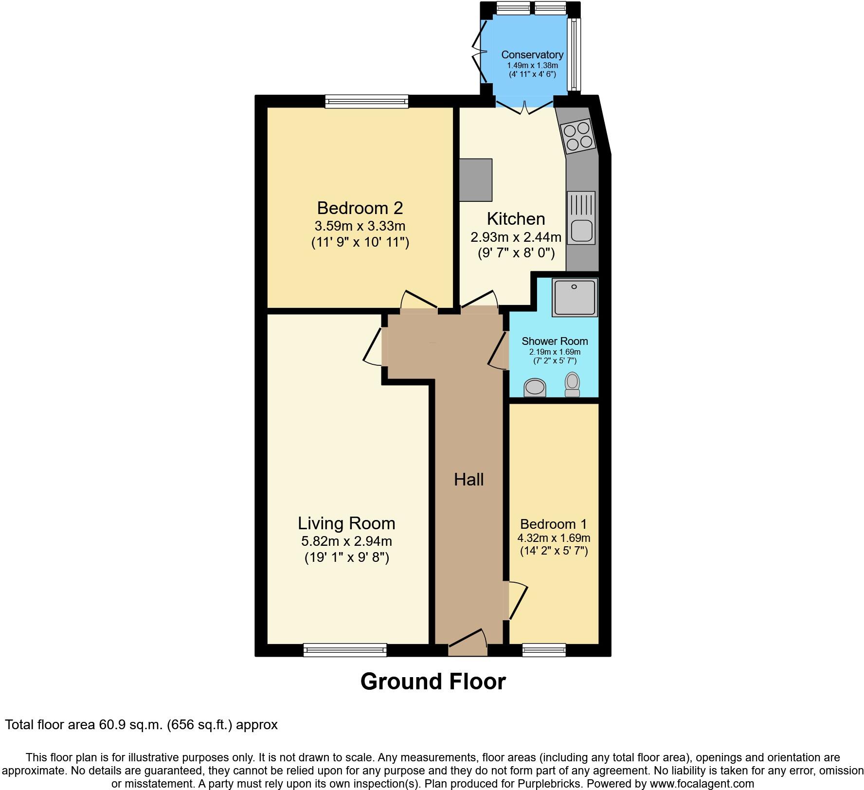 Sussex Road, Great Yarmouth, NR31 floorplan