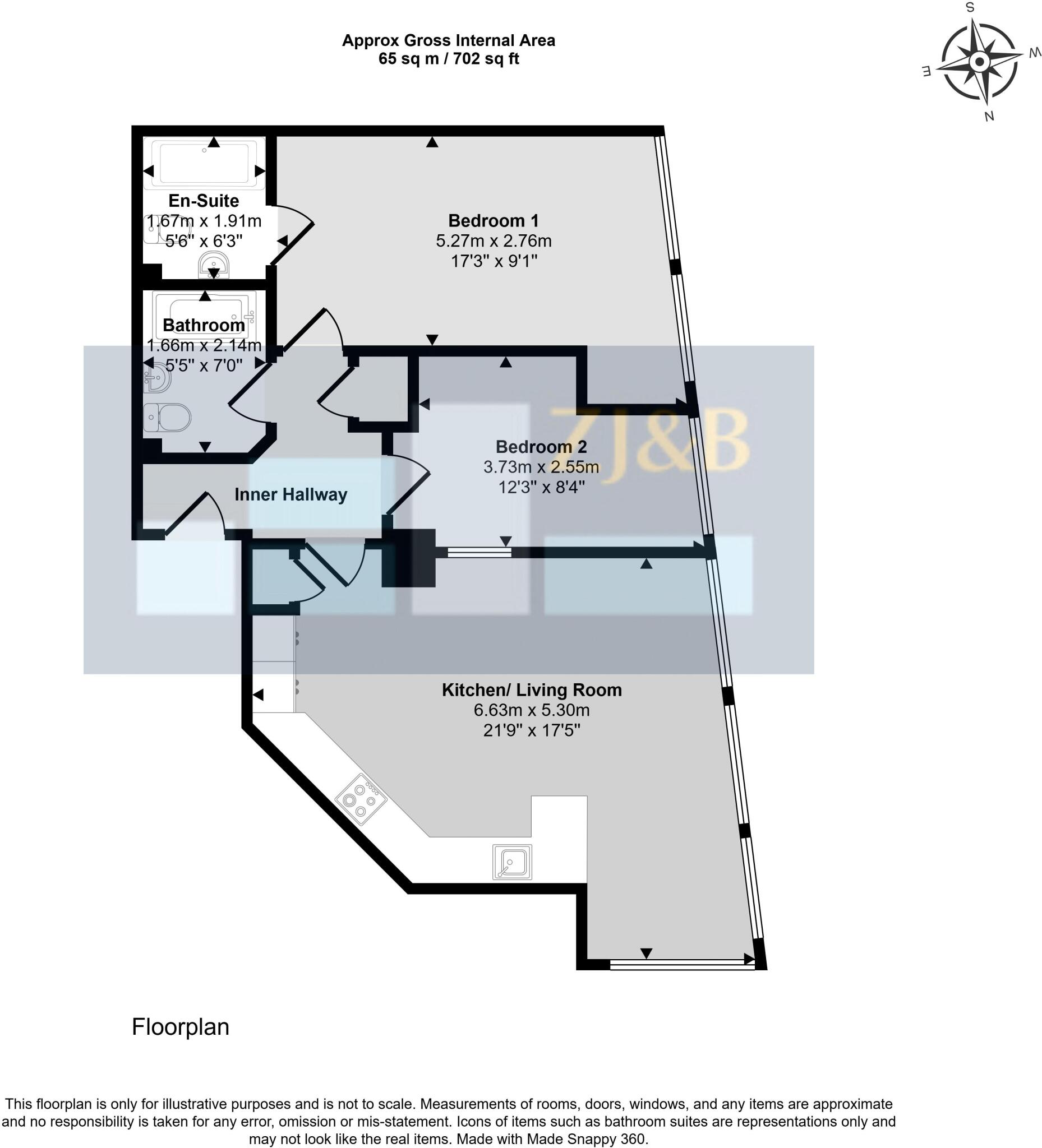 Pride Hill House, Shrewsbury, Shropshire, SY1  1DP floorplan