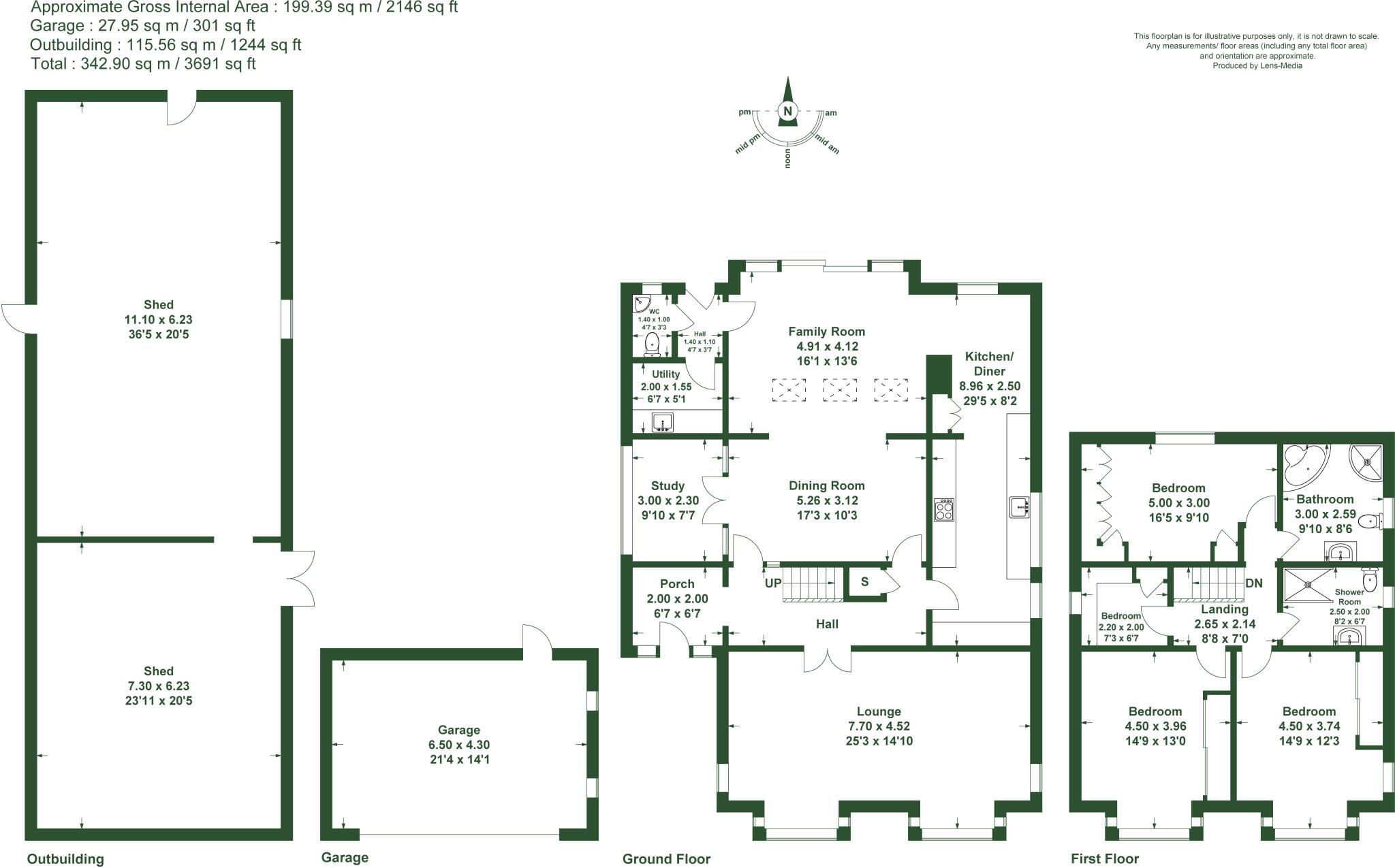 Catforth Road, Catforth, Preston, Lancashire floorplan