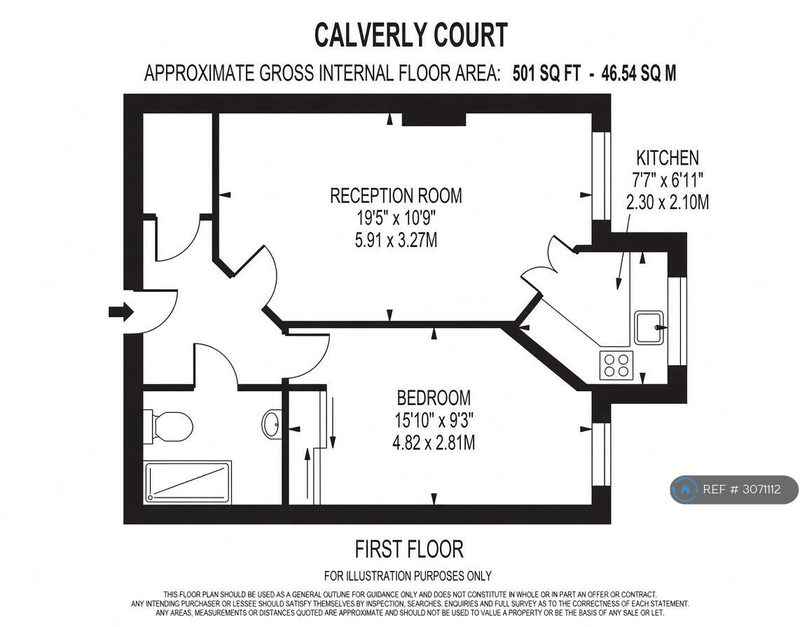 Calverley Court, Epsom, KT19 floorplan